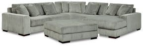 Lindyn Fog 5-Piece Sectional with Ottoman (Online Special Price) - Ornate Home