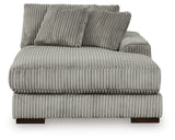 Lindyn Fog 5-Piece Sectional with Ottoman (Online Special Price) - Ornate Home