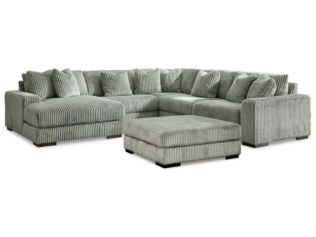 Lindyn Fog 5pc LAF Chaise Sectional (Online Special Price) - Ornate Home