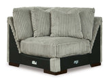 Lindyn Fog 5pc LAF Chaise Sectional (Online Special Price) - Ornate Home