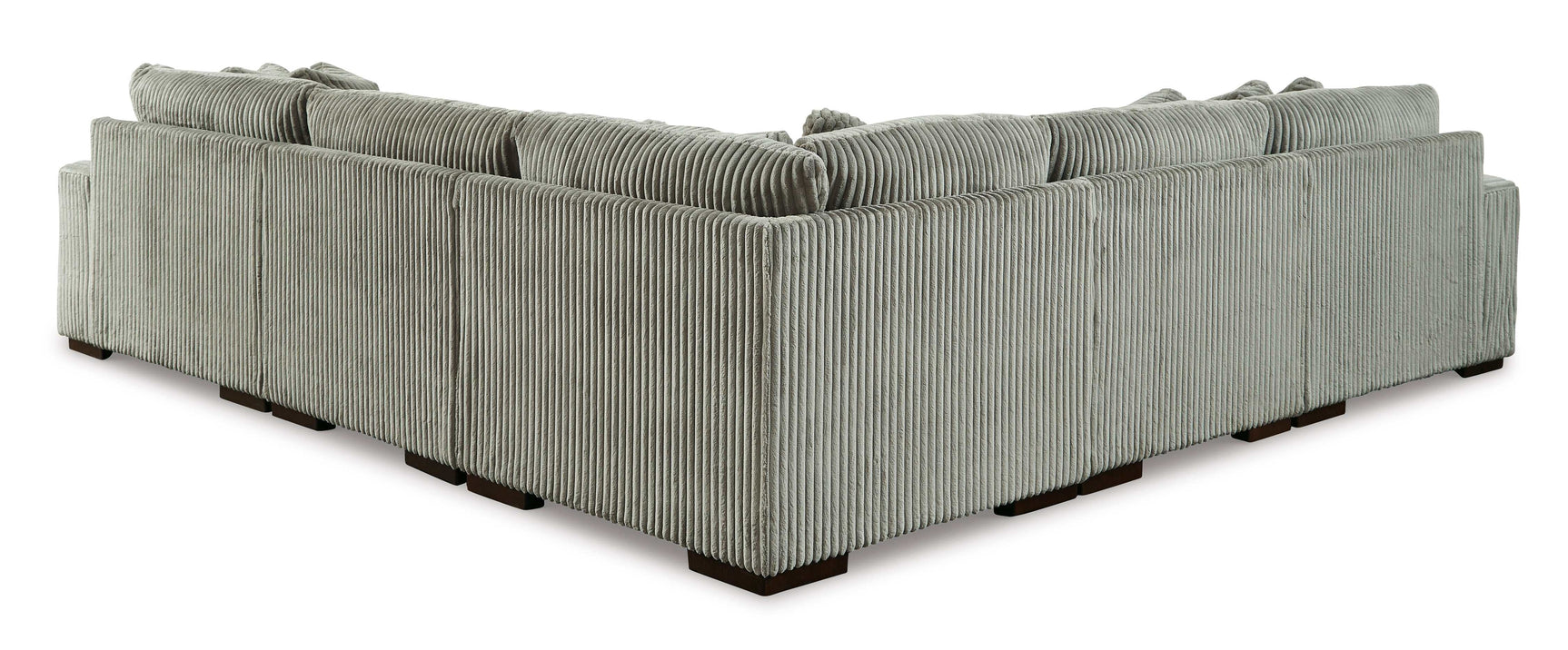 Lindyn Fog 5pc RAF Chaise Sectional (Online Special Price) - Ornate Home