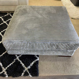 Lindyn Fog 5pc RAF Sectional + Oversized Ottoman (Online Special Price) - Ornate Home