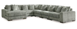Lindyn Fog 6pc LAF Chaise Sectional (Online Special Price) - Ornate Home