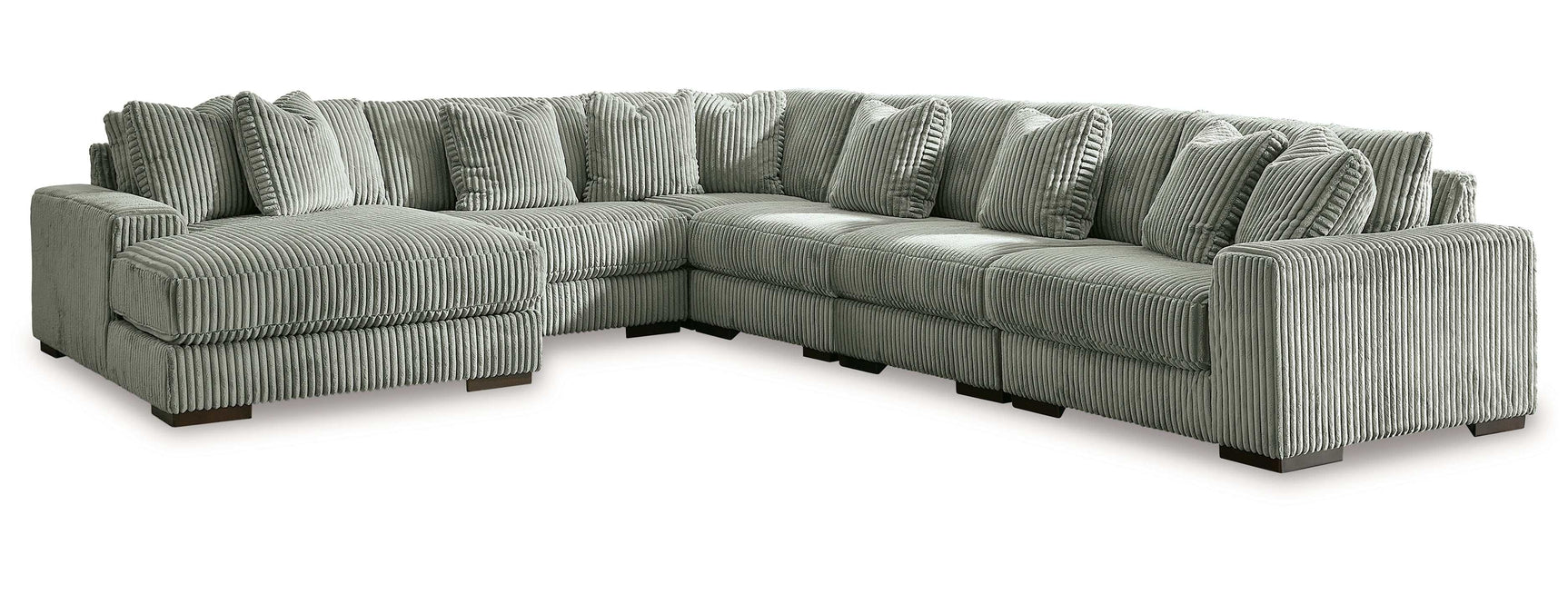 Lindyn Fog 6pc LAF Chaise Sectional (Online Special Price) - Ornate Home