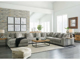 Lindyn Fog 6pc LAF Chaise Sectional - Ornate Home