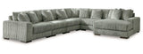 Lindyn Fog 6pc RAF Chaise Sectional (Online Special Price) - Ornate Home