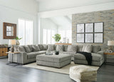 Lindyn Fog 6pc RAF Chaise Sectional (Online Special Price) - Ornate Home