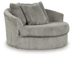Lindyn Fog Sofa, Loveseat and Oversized Chair - Ornate Home