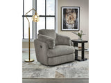 Lindyn Fog Swivel Glider Recliner (Online Special Price) - Ornate Home