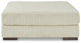 Lindyn Ivory 2-Piece Sectional, Chaise and Oversized Ottoman (Online Special Price) - Ornate Home