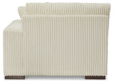 Lindyn Ivory 2-Piece Sectional, Chaise and Oversized Ottoman (Online Special Price) - Ornate Home