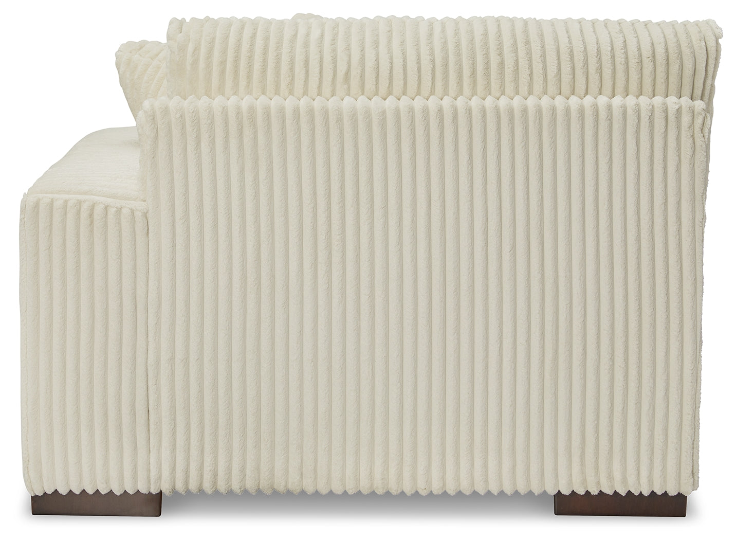 Lindyn Ivory 2-Piece Sectional, Chaise and Oversized Ottoman - Ornate Home