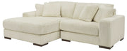 Lindyn Ivory 2pc LAF Chaise Sectional (Online Special Price) - Ornate Home