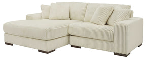 Lindyn Ivory 2pc LAF Chaise Sectional (Online Special Price) - Ornate Home