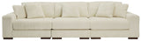 Lindyn Ivory 3pc Sectional Sofa (Online Special Price) - Ornate Home