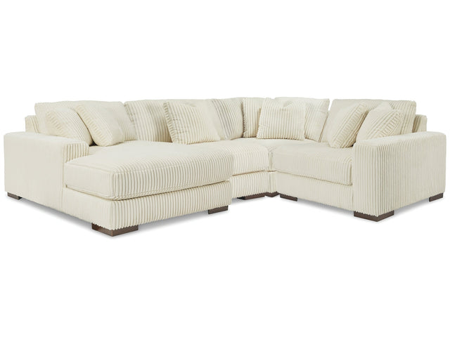 Lindyn Ivory 4-Piece Sectional with Chaise (Online Special Price) - Ornate Home