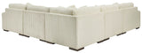 Lindyn Ivory 5pc LAF Chaise Sectional (Online Special Price) - Ornate Home