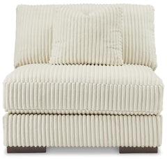 Lindyn Ivory 5pc LAF Chaise Sectional - Ornate Home