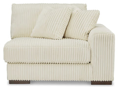 Lindyn Ivory 5pc LAF Chaise Sectional - Ornate Home