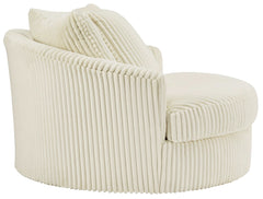 Lindyn Ivory 5pc LAF Chaise Sectional - Ornate Home