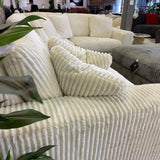 Lindyn Ivory 5pc RAF Chaise Sectional (Online Special Price) - Ornate Home