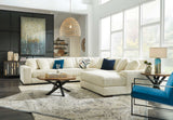 Lindyn Ivory 5pc RAF Chaise Sectional (Online Special Price) - Ornate Home