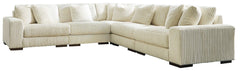 Lindyn Ivory 5pc Symmetrical Sectional - Ornate Home