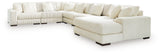 Lindyn Ivory 6-Piece Sectional with Chaise and Ottoman (Online Special Price) - Ornate Home
