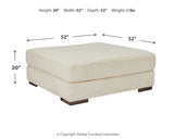 Lindyn Ivory 6-Piece Sectional with Chaise and Ottoman (Online Special Price) - Ornate Home