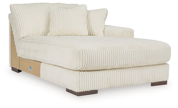 Lindyn Ivory 6-Piece Sectional with Chaise and Ottoman - Ornate Home