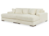 Lindyn Ivory Super Double Chaise (Online Special Price) - Ornate Home