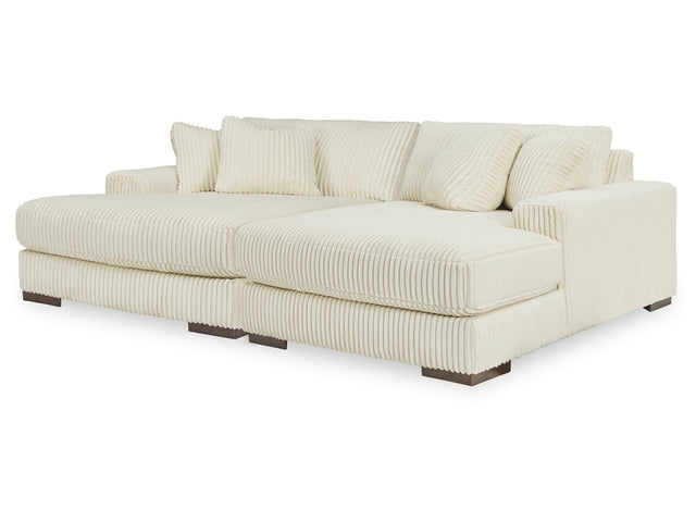 Lindyn Ivory Super Double Chaise (Online Special Price) - Ornate Home