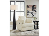 Lindyn Ivory Swivel Glider Recliner (Online Special Price) - Ornate Home