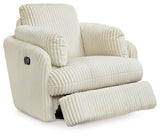 Lindyn Ivory Swivel Glider Recliner (Online Special Price) - Ornate Home