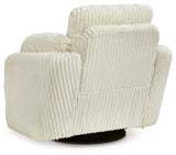 Lindyn Ivory Swivel Glider Recliner (Online Special Price) - Ornate Home