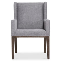 Linea Cerused Charcoal Arm Chair - Ornate Home