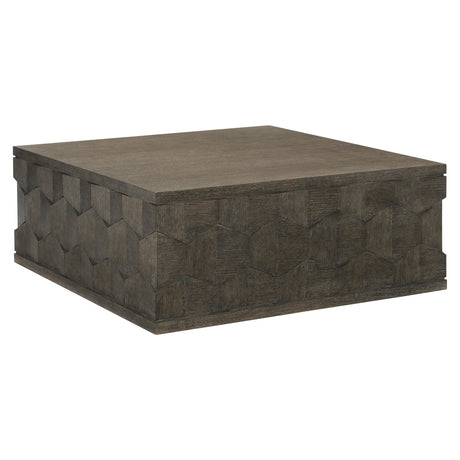 Linea Cerused Charcoal Cocktail Table - Ornate Home