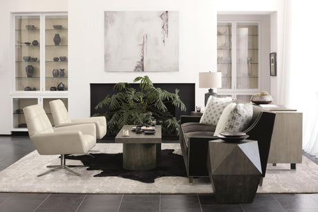 Linea Cerused Charcoal Cocktail Table - Ornate Home