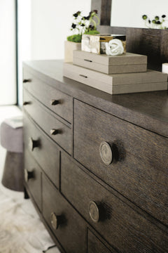 Linea Cerused Charcoal Dresser - Ornate Home