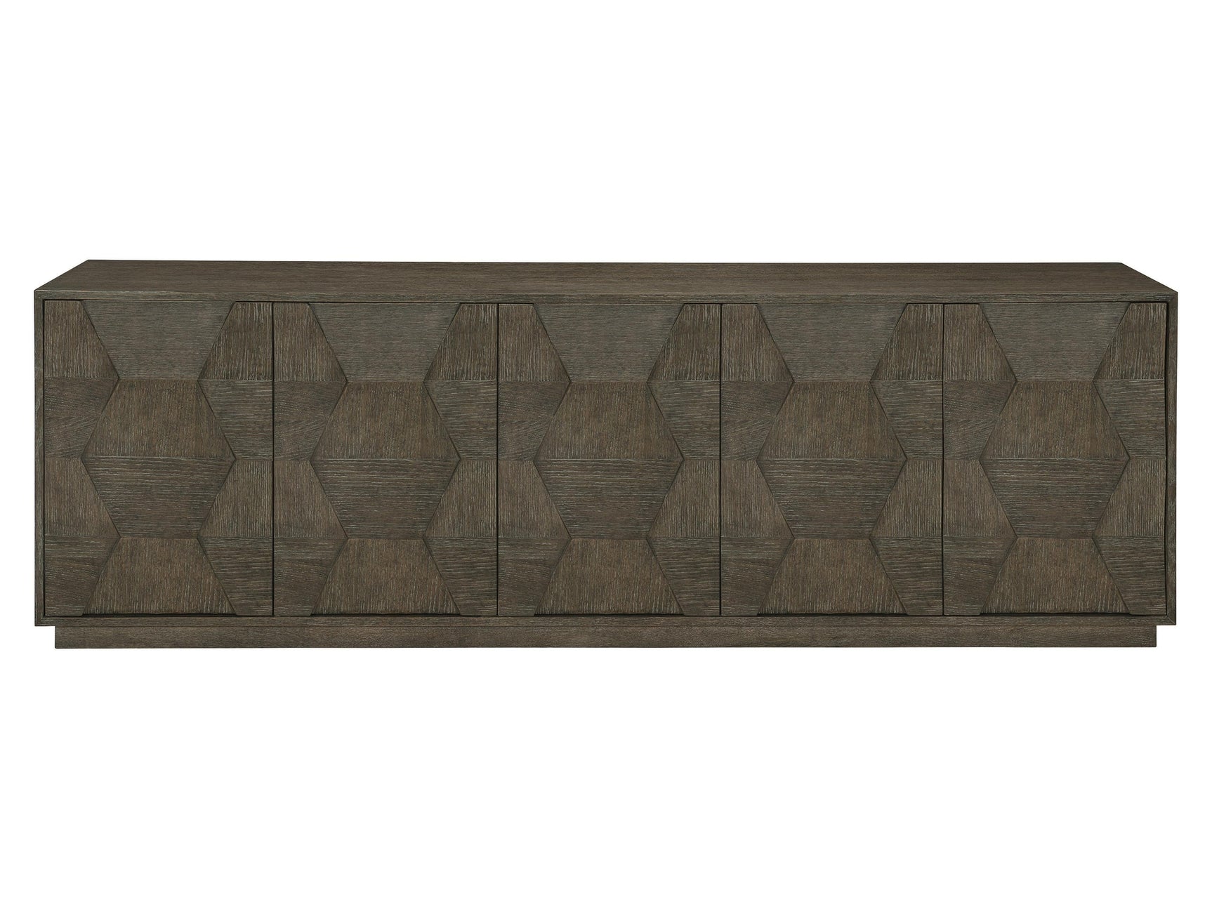 Linea Cerused Charcoal Entertainment Credenza - Ornate Home