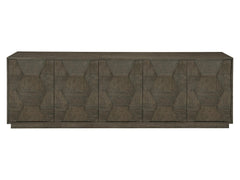 Linea Cerused Charcoal Entertainment Credenza - Ornate Home