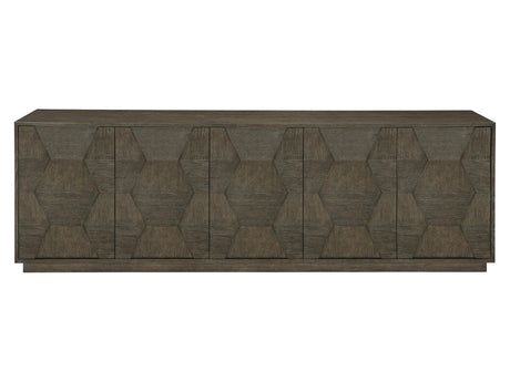 Linea Cerused Charcoal Entertainment Credenza - Ornate Home