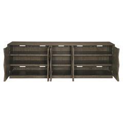 Linea Cerused Charcoal Entertainment Credenza - Ornate Home