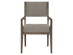 Linea Cerused Charcoal/Grey Arm Chair - Ornate Home
