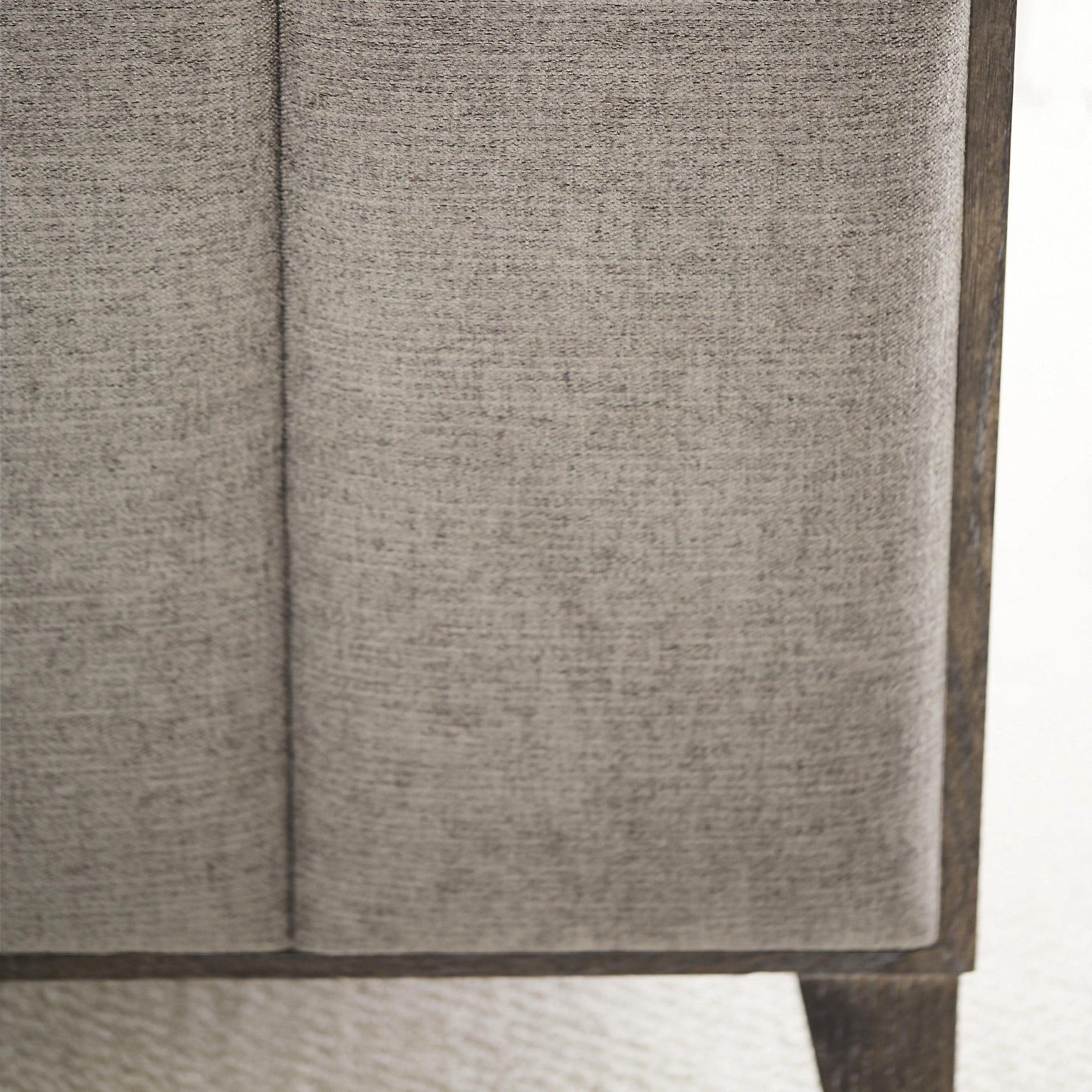 Linea Cerused Charcoal/Grey Panel King Bed - Ornate Home