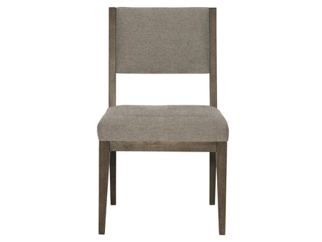Linea Cerused Charcoal/Soft Grey Side Chair - Ornate Home