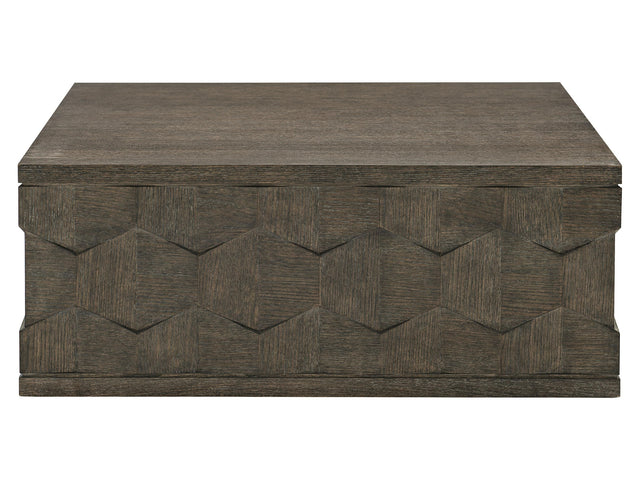 Linea Cerused Charcoal Square Cocktail Table - Ornate Home