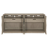 Linea Cerused Greige Buffet - Ornate Home