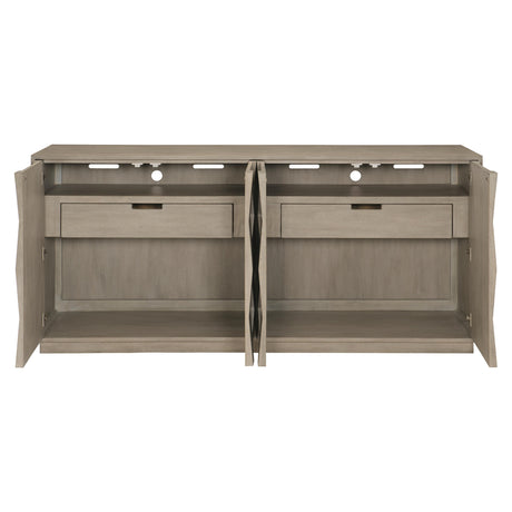 Linea Cerused Greige Buffet - Ornate Home