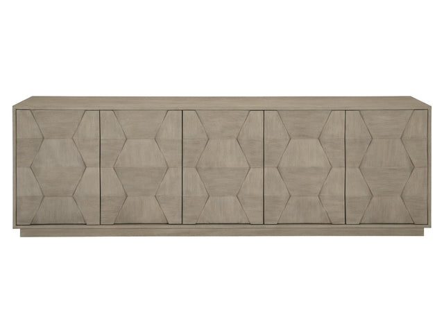 Linea Cerused Greige Entertainment Credenza - Ornate Home